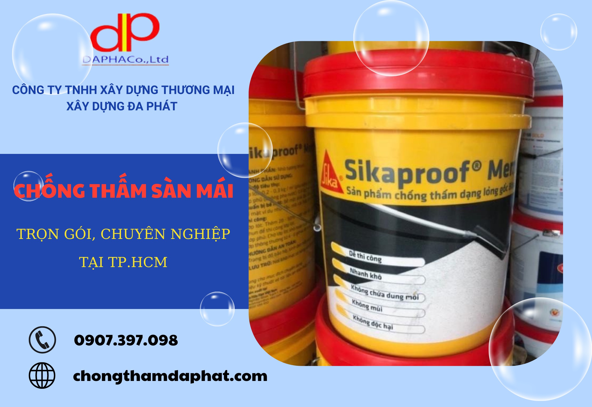 chống thấm ngược trần
